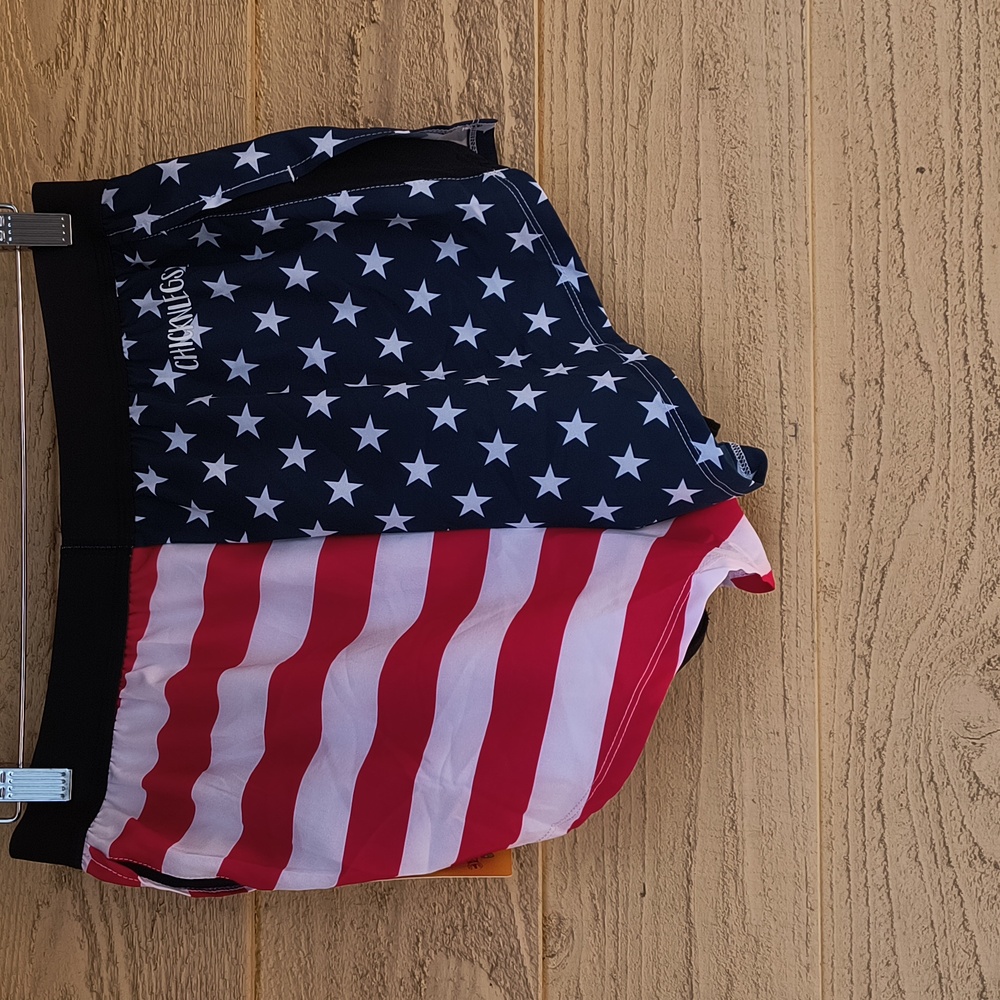 ChicknLegs Men's USA 2" Split Shorts - Picture 9 of 12